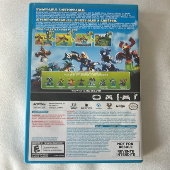Wii U - SKYLANDERS - swap force Nintendo activision - Picture 2 of 4